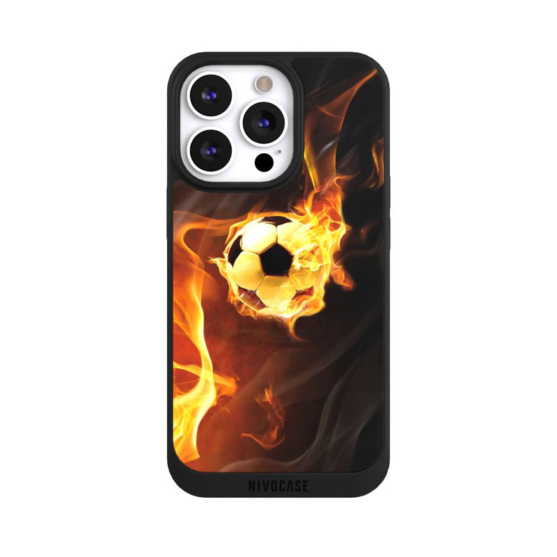 iPhone 13 Pro NIVOpure Fußball in Flammen