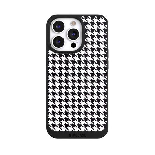 Apple iPhone 13 Pro NIVOpure Houndstooth black-white