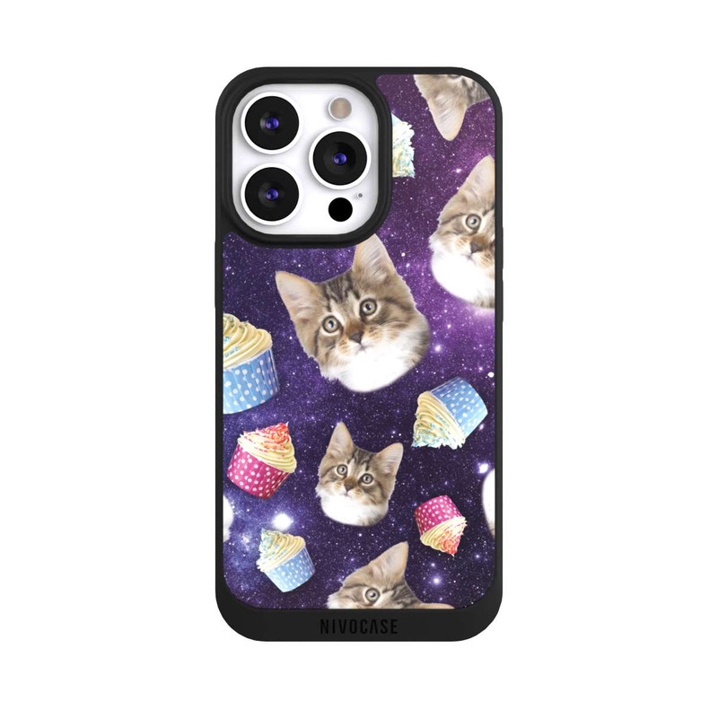 iPhone 13 Pro NIVOpure Crazy Galaxy Space Cats