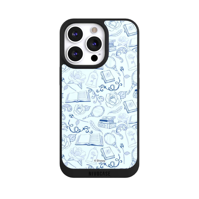iPhone 13 Pro NIVOpure Beauty and Beast Pattern Blue