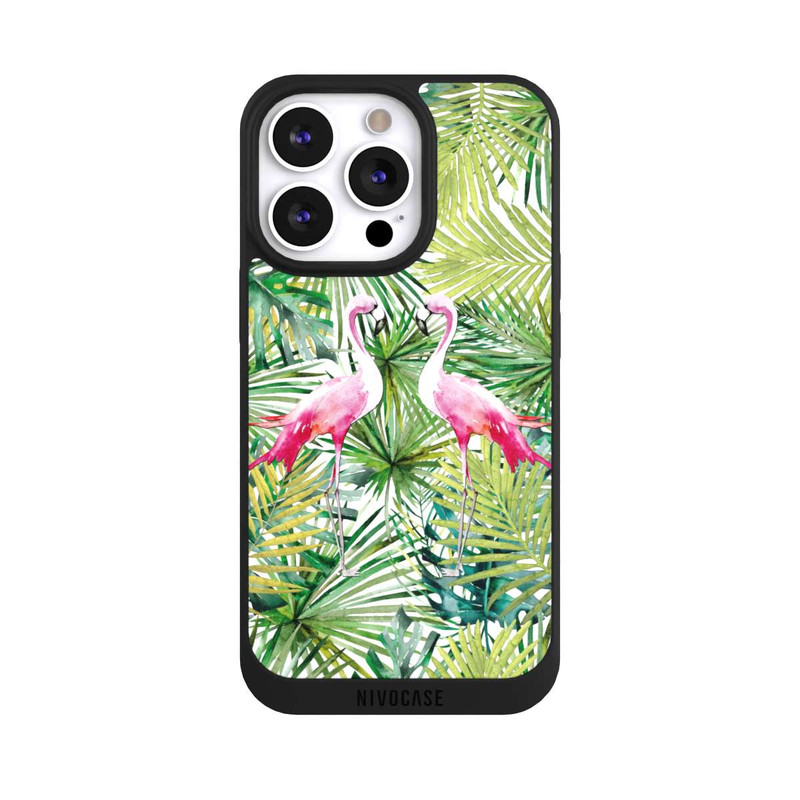iPhone 13 Pro NIVOpure Palmen Flamingo