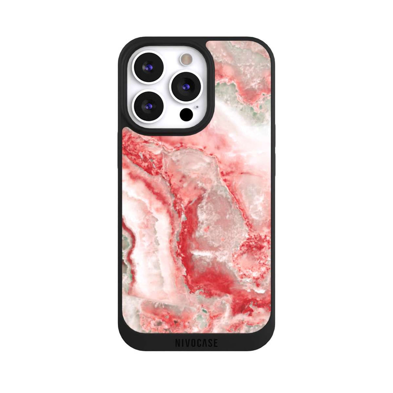 iPhone 13 Pro NIVOpure Marbre Rouge et Blanc