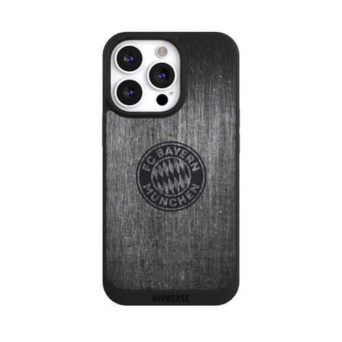 Apple iPhone 13 Pro NIVOpure Metalllook FCB Logo einfarbig