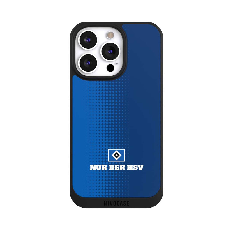 iPhone 13 Pro NIVOpure Nur der HSV - Trame de losange bleue