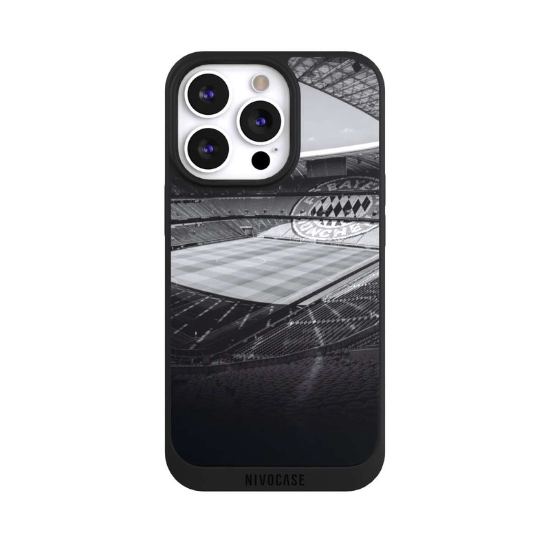 iPhone 13 Pro NIVOpure Stade FC Bayern - Noir Blanc