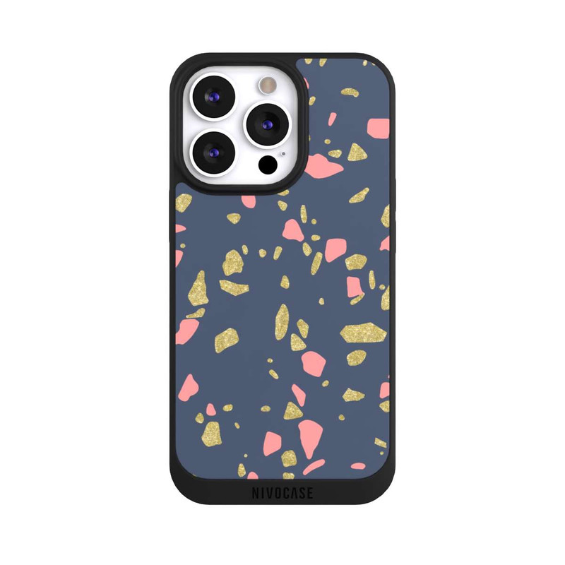 iPhone 13 Pro NIVOpure Terazzo Look d'or