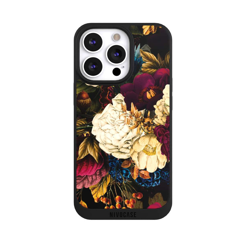 iPhone 13 Pro NIVOpure Fleurs vintage sombres