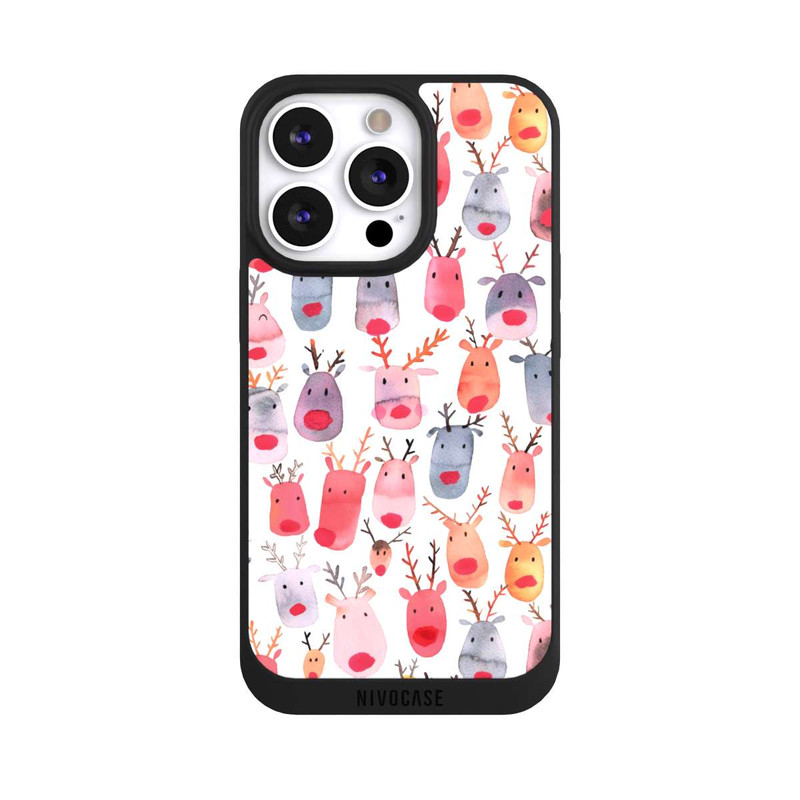 iPhone 13 Pro NIVOpure  Niedliches Rentieraquarell