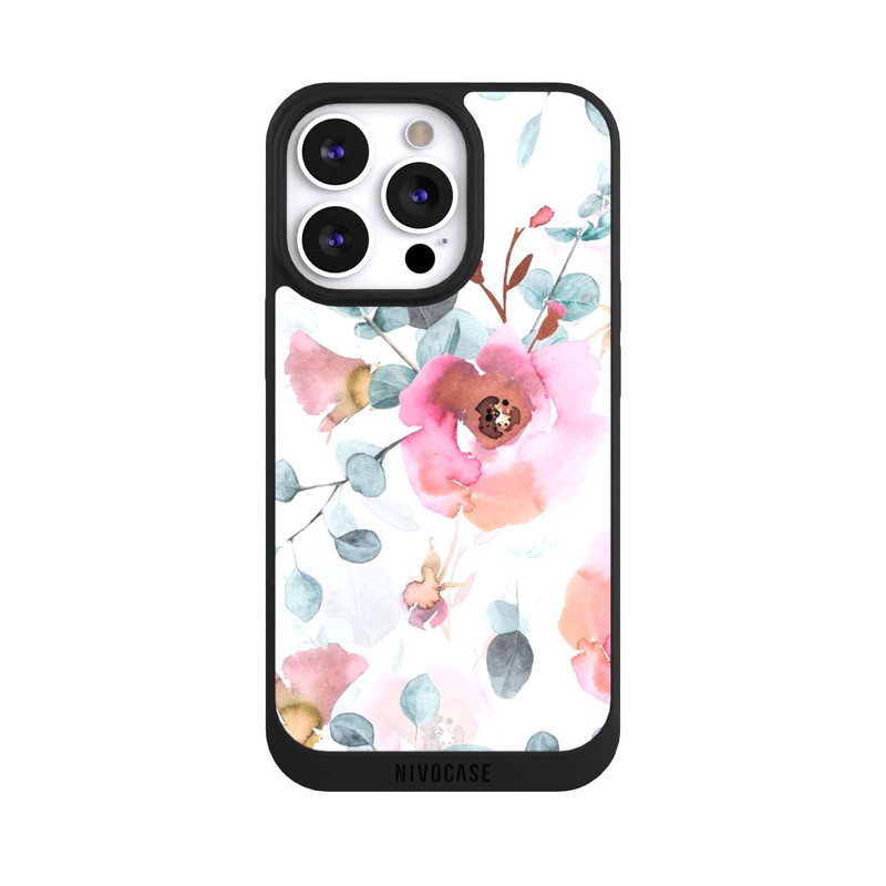 iPhone 13 Pro NIVOpure Aquarell Blumentapete