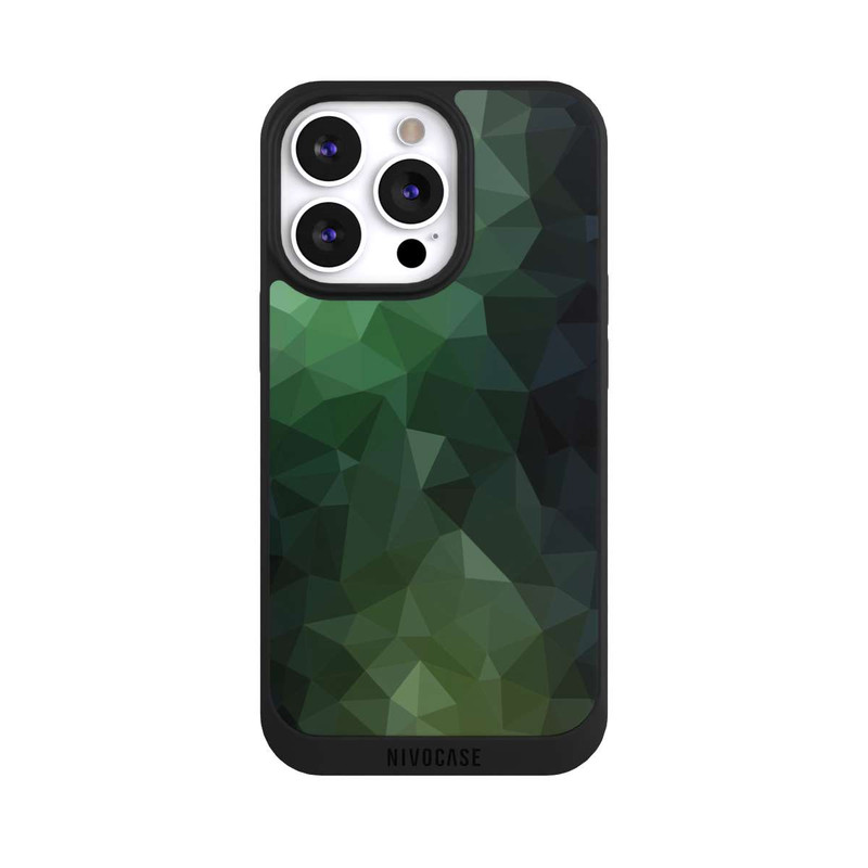 iPhone 13 Pro NIVOpure Polygonal Mosaic Green