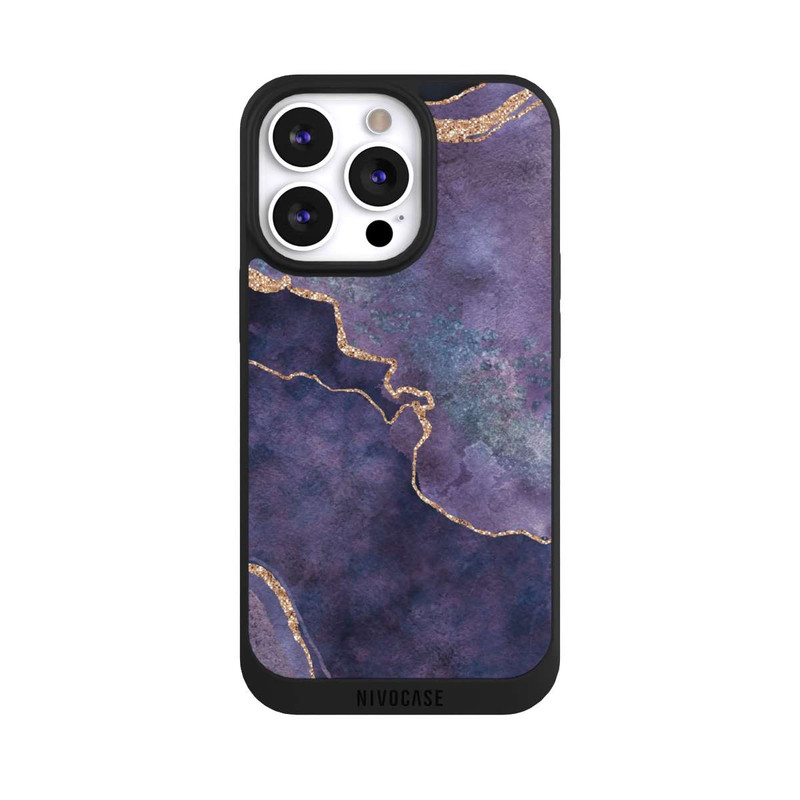 iPhone 13 Pro NIVOpure Pierre précieuse Glamour violet