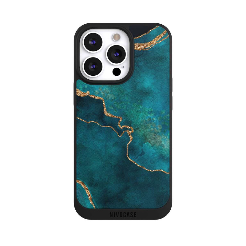 iPhone 13 Pro NIVOpure Gemstone Glamour teal