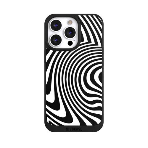 Apple iPhone 13 Pro NIVOpure Vagues noires et blanches