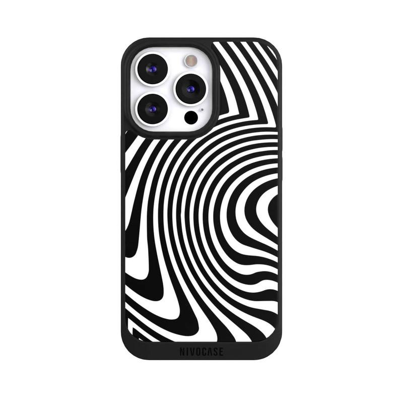 iPhone 13 Pro NIVOpure Vagues noires et blanches