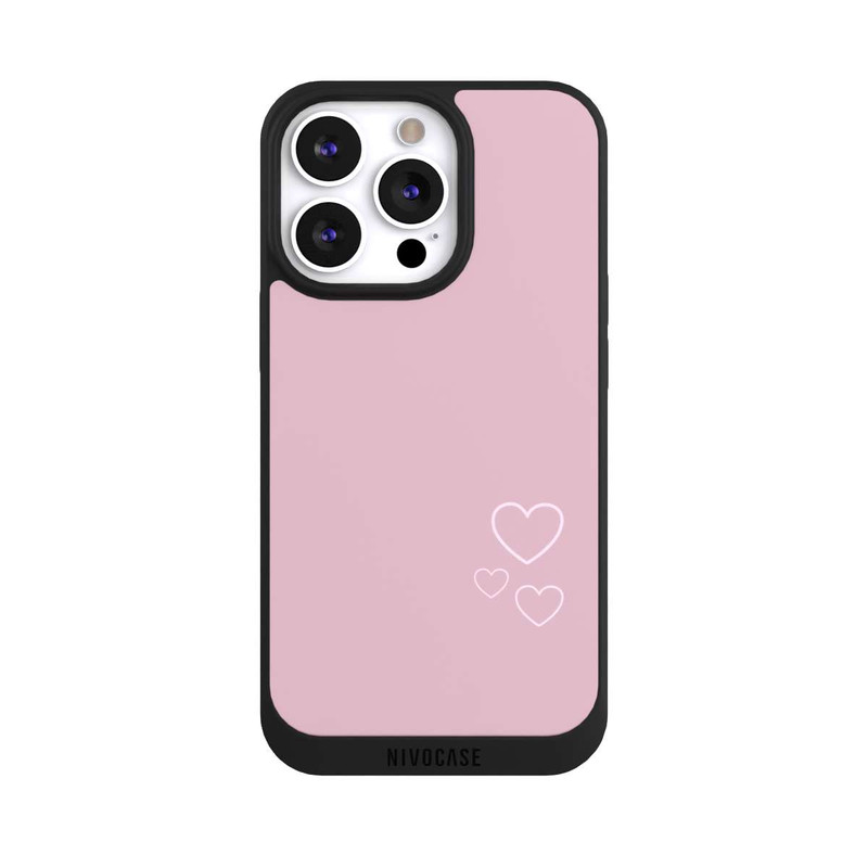 iPhone 13 Pro NIVOpure Pink little hearts