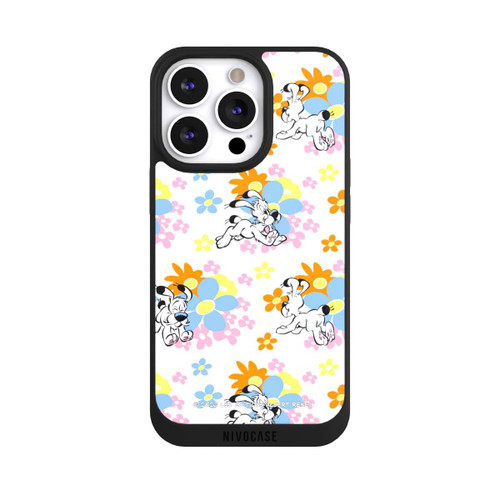 Apple iPhone 13 Pro NIVOpure Idéfix sur fleurs colorées
