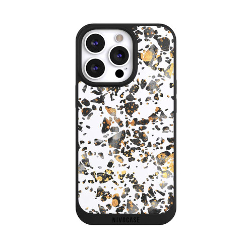 Apple iPhone 13 Pro NIVOpure Gold Speckled Terrazzo