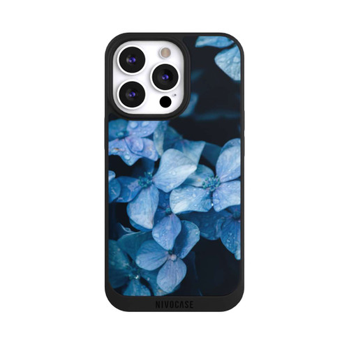 Apple iPhone 13 Pro NIVOpure Fleurs bleues 2