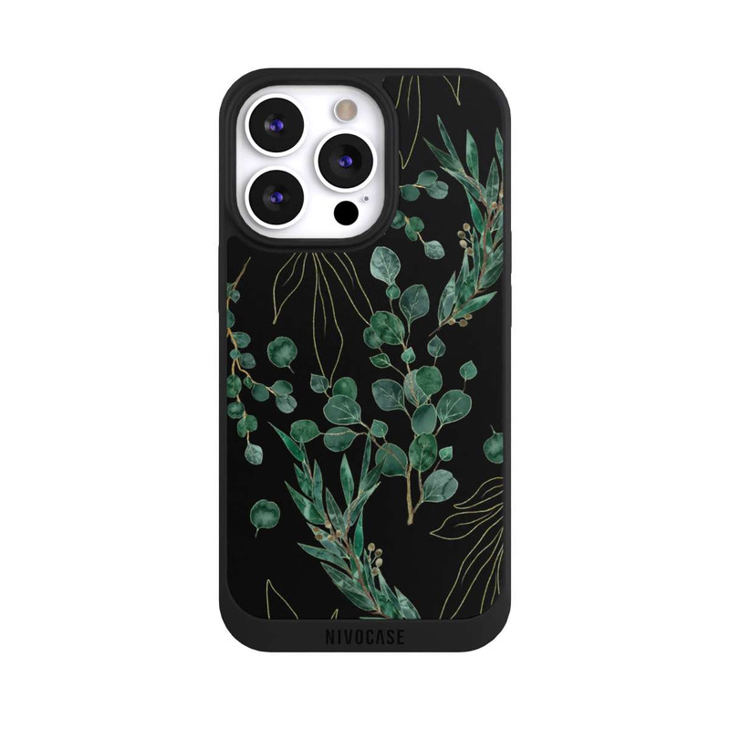 iPhone 13 Pro NIVOpure Eukalyptusblätter schwarz