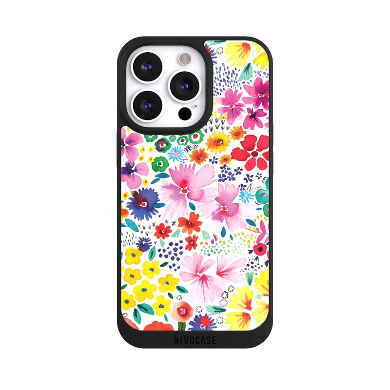 iPhone 13 Pro NIVOpure Kunstvolle kleine Frühlingsblumen
