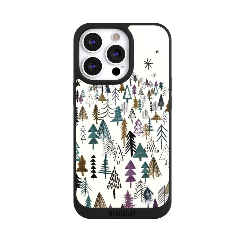 iPhone 13 Pro NIVOpure Bergbäume Wald Lila
