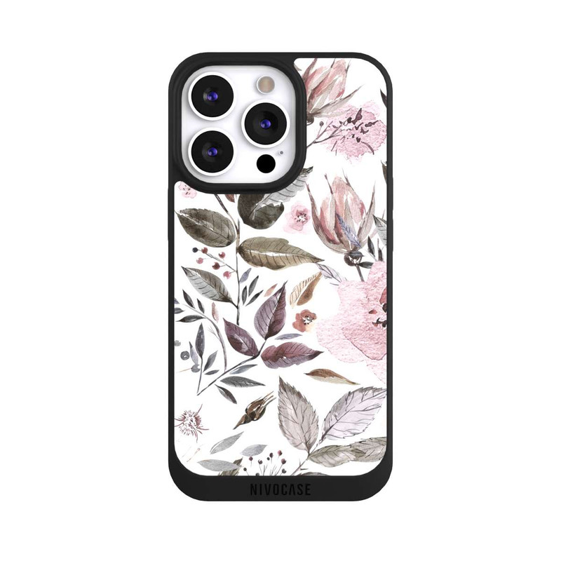 iPhone 13 Pro NIVOpure Aquarelle Brown Rose Flowers