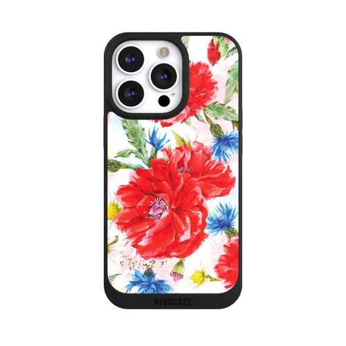 Apple iPhone 13 Pro NIVOpure Sommerwiese Kornblumen Mohn
