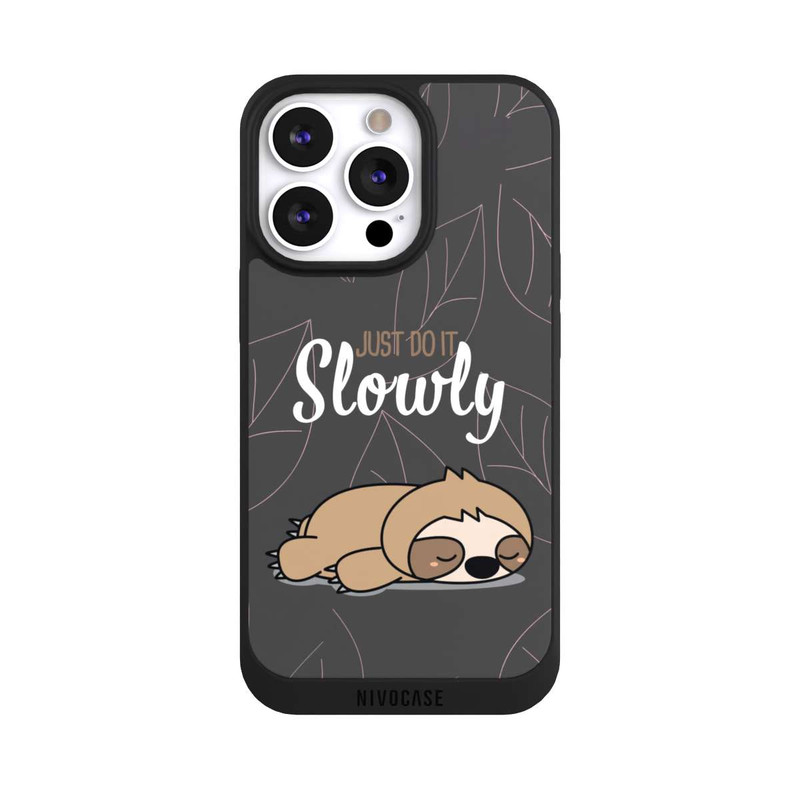 iPhone 13 Pro NIVOpure Just Do It Slowly Sloth Grey
