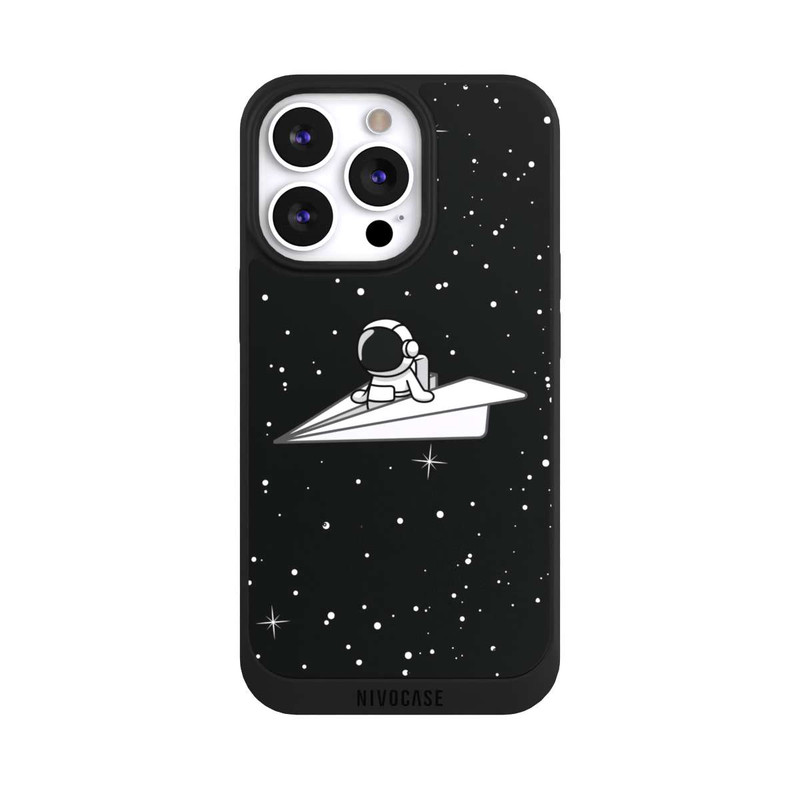 iPhone 13 Pro NIVOpure Astronaut Paper Plane Comic