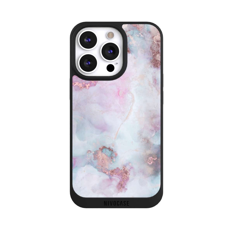 iPhone 13 Pro NIVOpure Encre Alcool Marbre Bleu