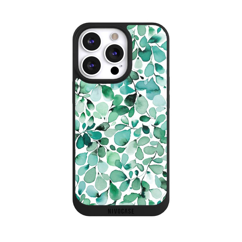 iPhone 13 Pro NIVOpure Aquarellmuster Blätter