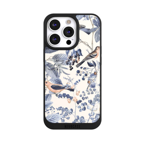 Apple iPhone 13 Pro NIVOpure Vögel und Beeren in Beige