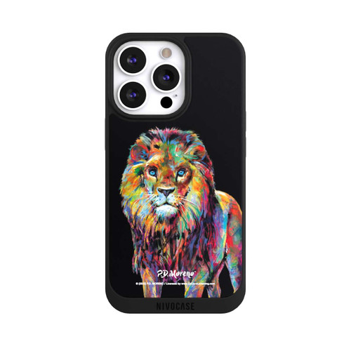 Apple iPhone 13 Pro NIVOpure Löwe Bunte Kunst von P.D. Moreno