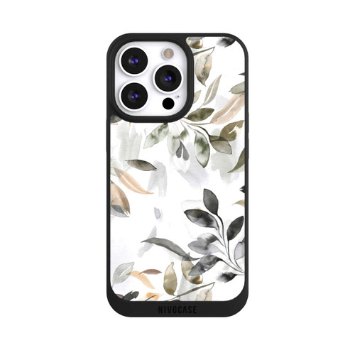 Apple iPhone 13 Pro NIVOpure Watercolor Neutral Leaves