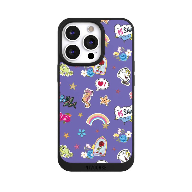 iPhone 13 Pro NIVOpure Princess Pattern Purple Disney Princess