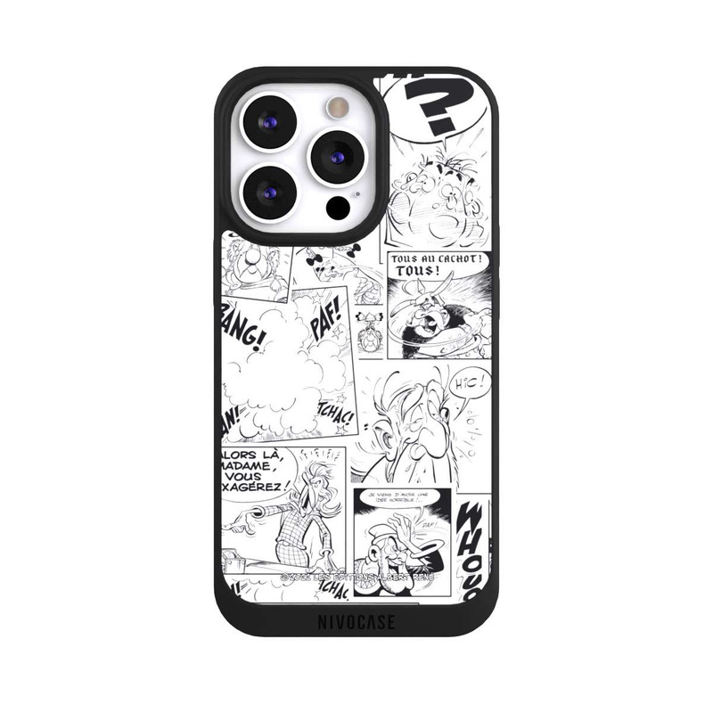 iPhone 13 Pro NIVOpure Asterix Comic Black and White