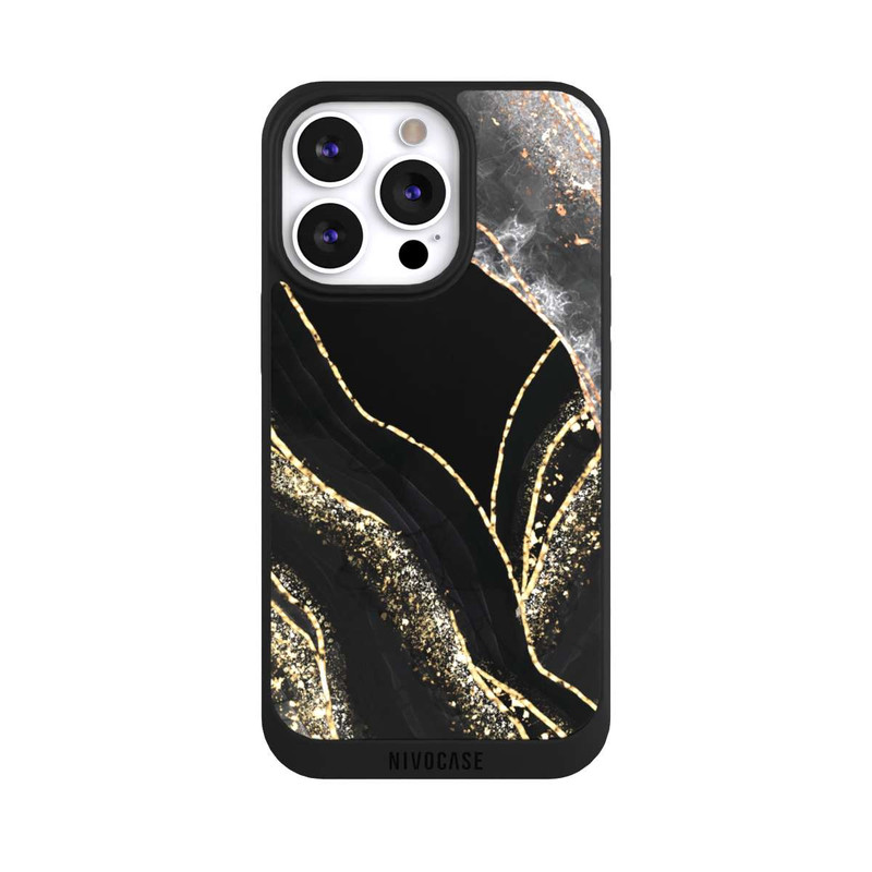 iPhone 13 Pro NIVOpure Dark Marble Gold