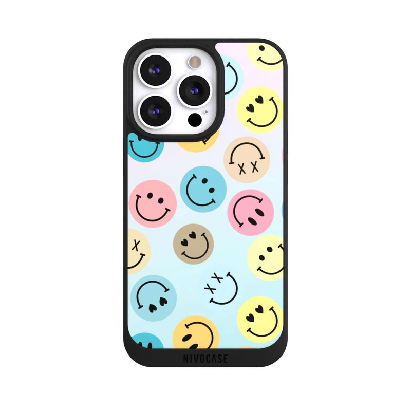 iPhone 13 Pro NIVOpure Smiles Emotes Pattern Colorful