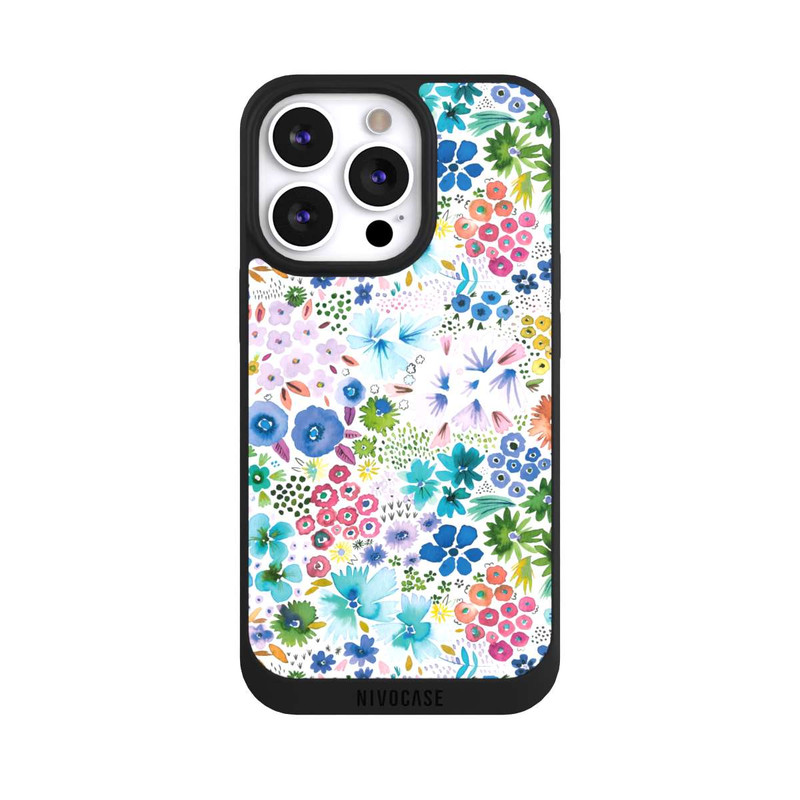 iPhone 13 Pro NIVOpure Petites Fleurs de Printemps Bleues