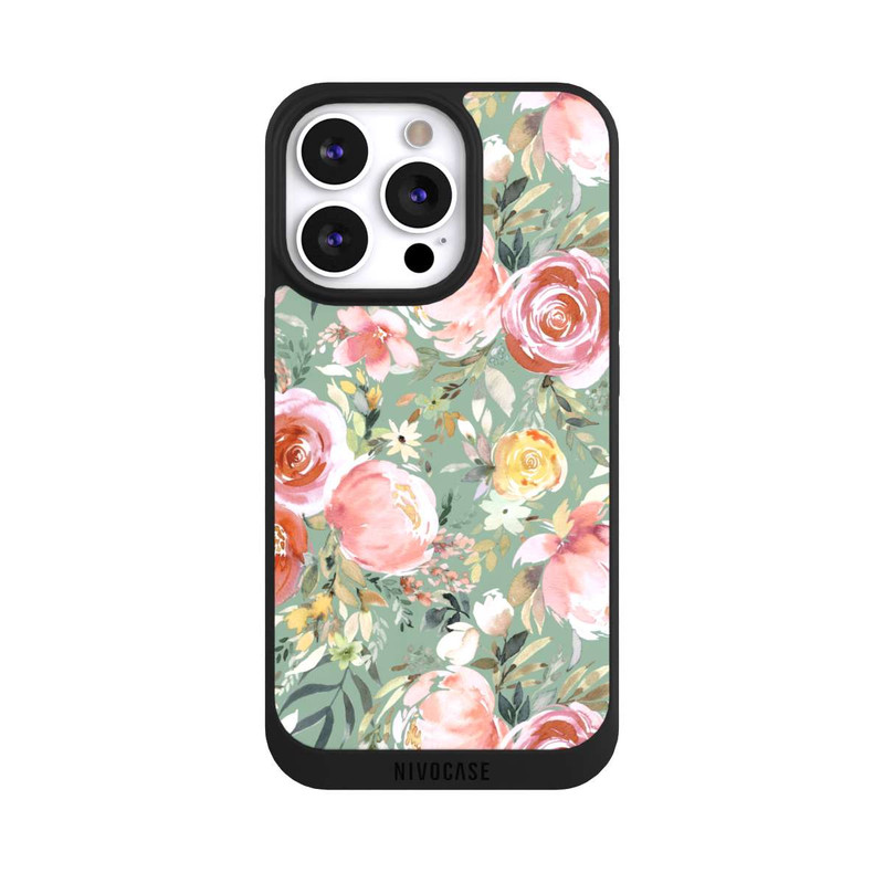iPhone 13 Pro NIVOpure Bouquet de Pivoines Pastelles
