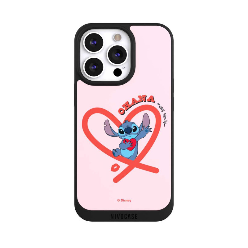 iPhone 13 Pro NIVOpure Stitch Ohana Pink Heart