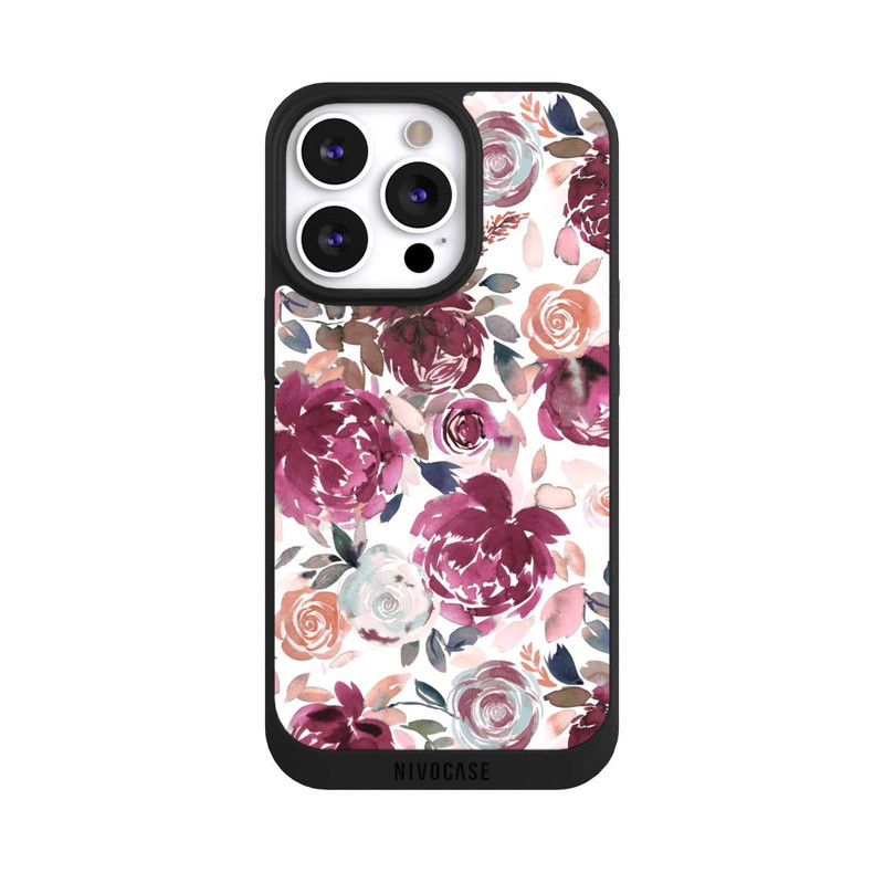 iPhone 13 Pro NIVOpure Autumn Peonies and roses Pink