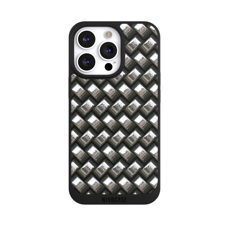 iPhone 13 Pro NIVOpure Glamour Silver Metal