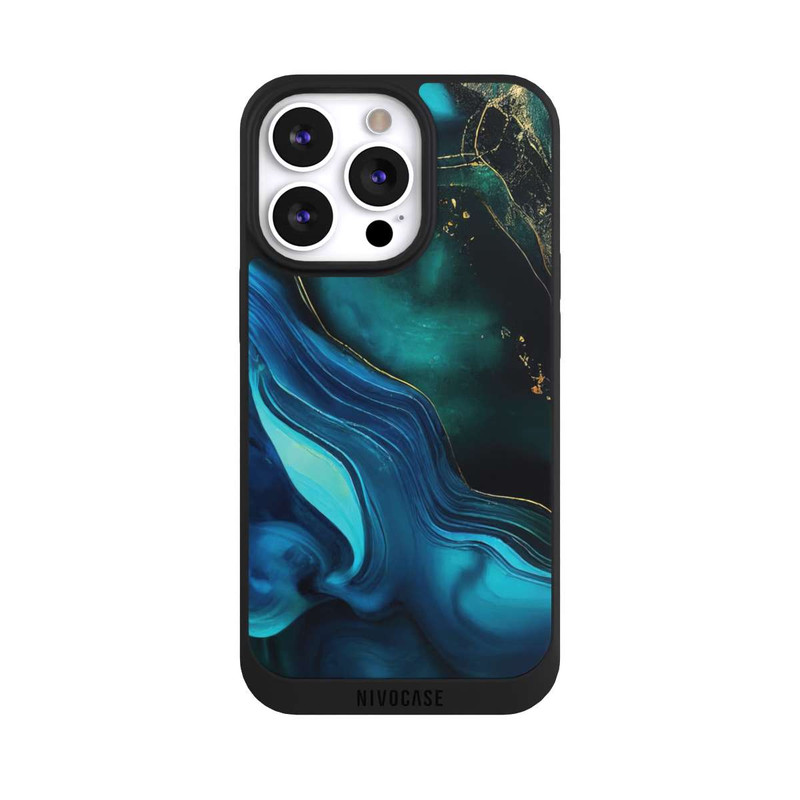 iPhone 13 Pro NIVOpure Blue Gold Ink