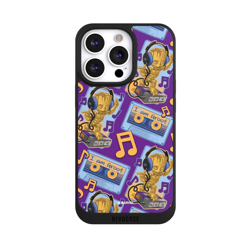 iPhone 13 Pro NIVOpure Groot Comic Headphones Guardians of the Galaxy