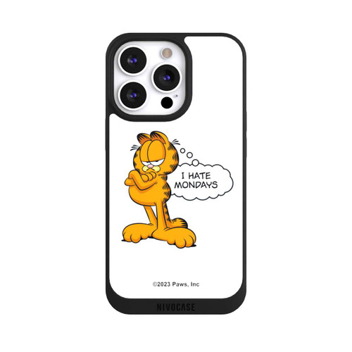 Apple iPhone 13 Pro NIVOpure Garfield I Hate Mondays Weiß