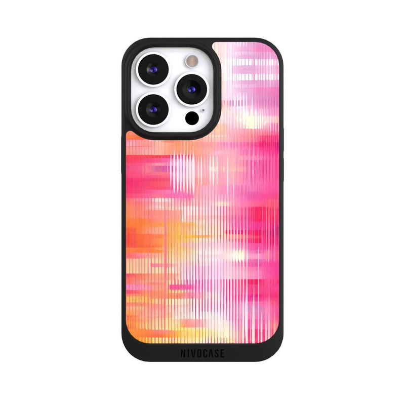 iPhone 13 Pro NIVOpure Glitch Pink Orange