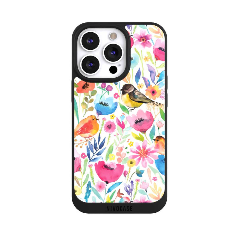 iPhone 13 Pro NIVOpure Wunderliche Vögel und Blumen