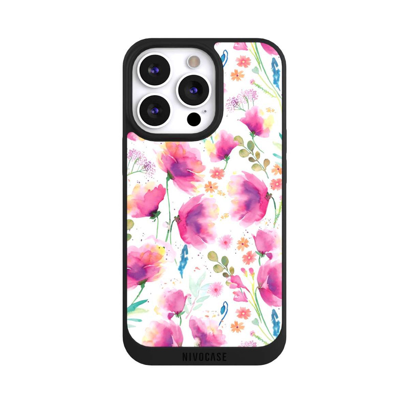 iPhone 13 Pro NIVOpure Abstrakte Mohnblumen aquarell