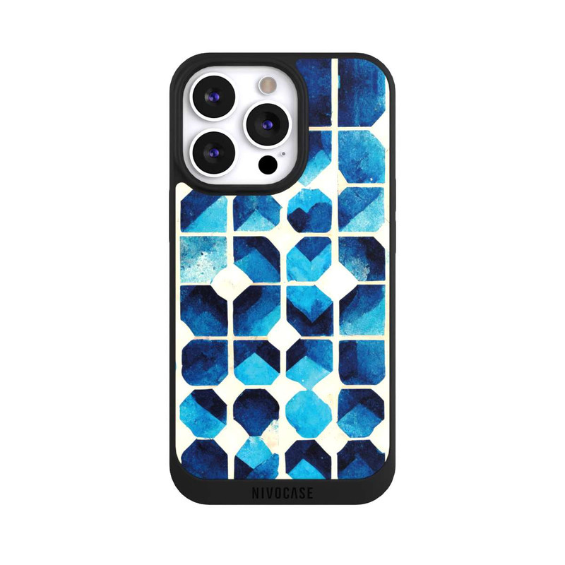 iPhone 13 Pro NIVOpure Motif bleu